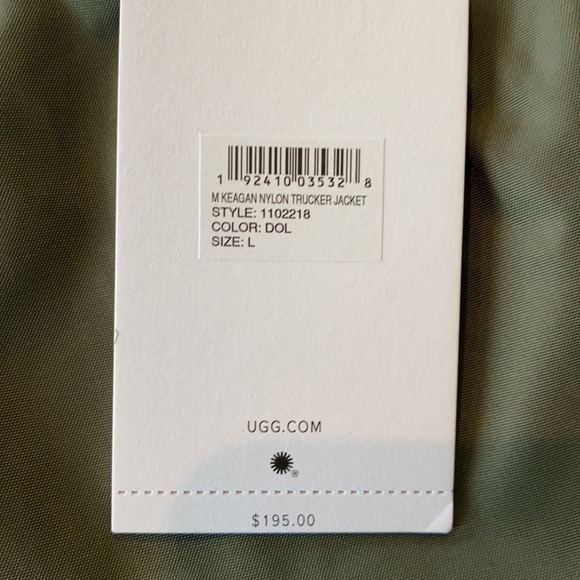 NEW Ugg Men’s Nylon Trucker Jacket - Picture 2 of 12